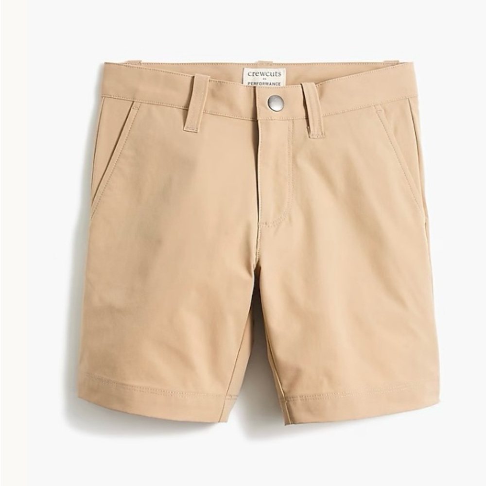 Crewcuts Boys' Gramercy tech short in British Khaki, 5
